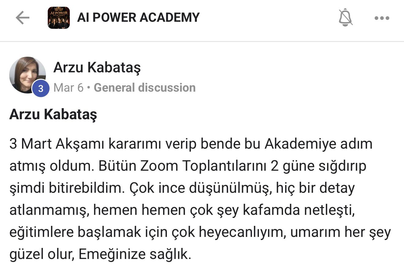Öğrenci geri dönüşü 4