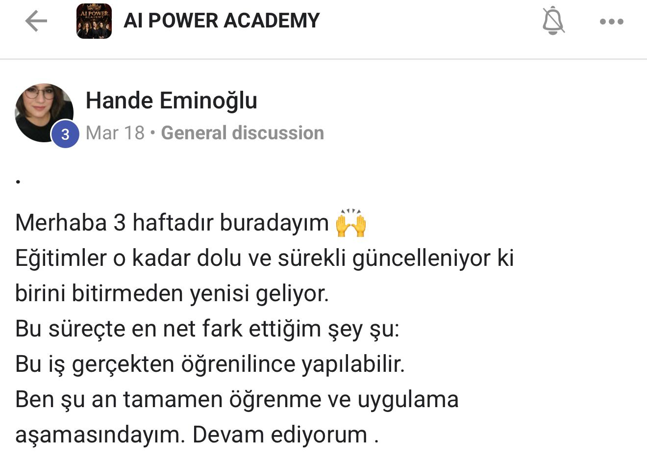 Öğrenci geri dönüşü 10
