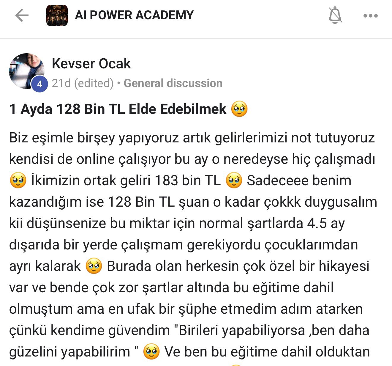 Öğrenci geri dönüşü 13